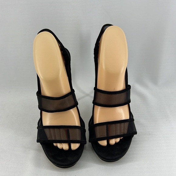 Gucci Bette High-Heel Mesh Platform Sandal - Picture 2 of 13